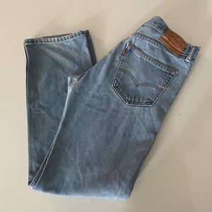 VTG Levi's 505 High Rise Mom Jeans Light Wash